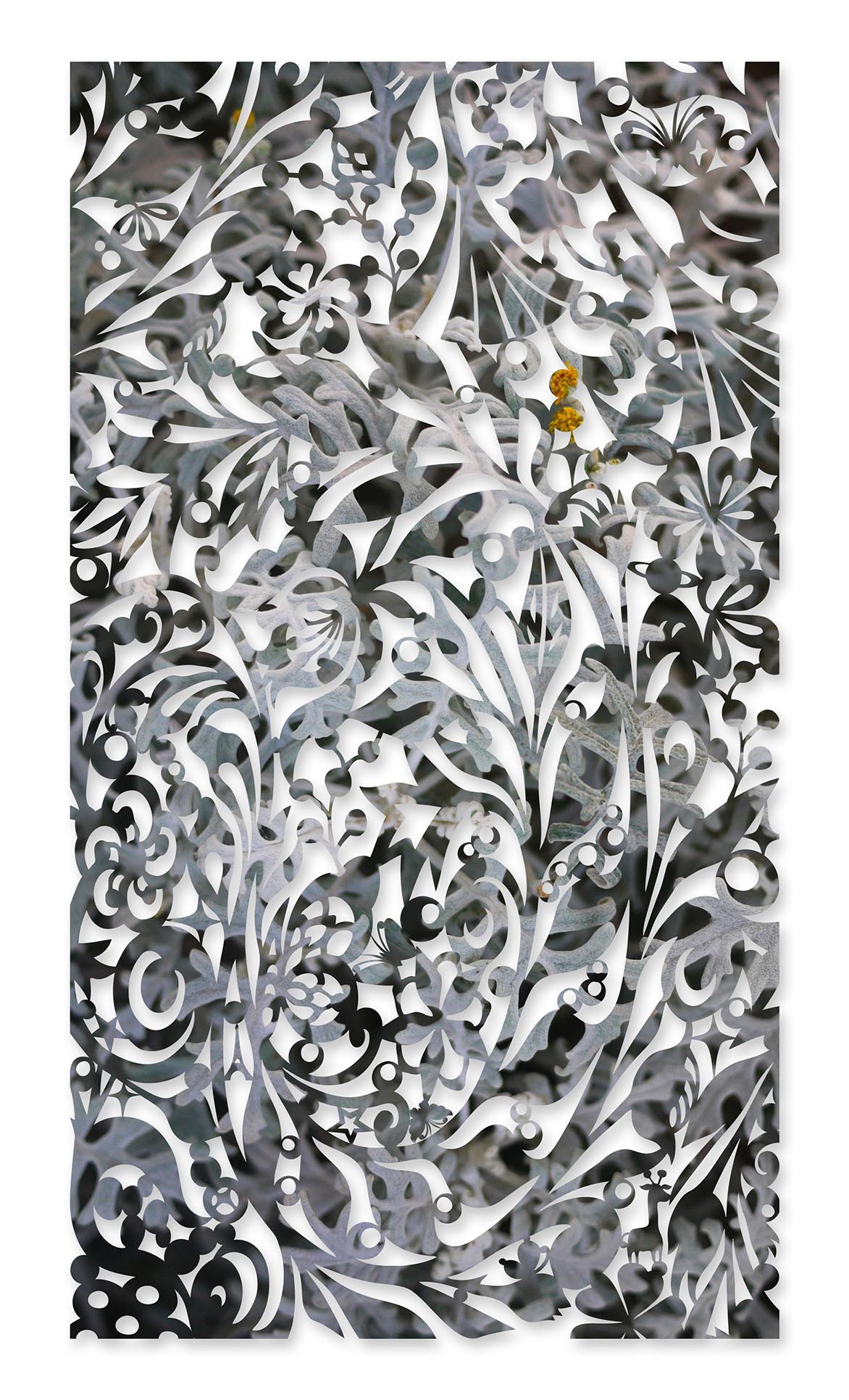 Photo-cutting Collection-Snow congeal like the cloth Print on P-Tex 100x180cm