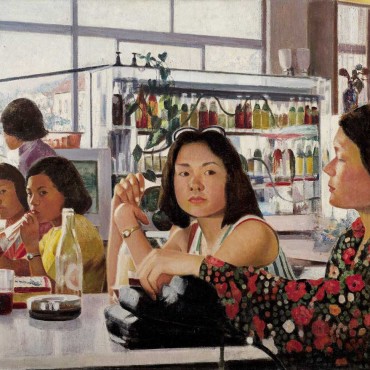 Cold Drink and Fruit Shop Oil on canvas 60P