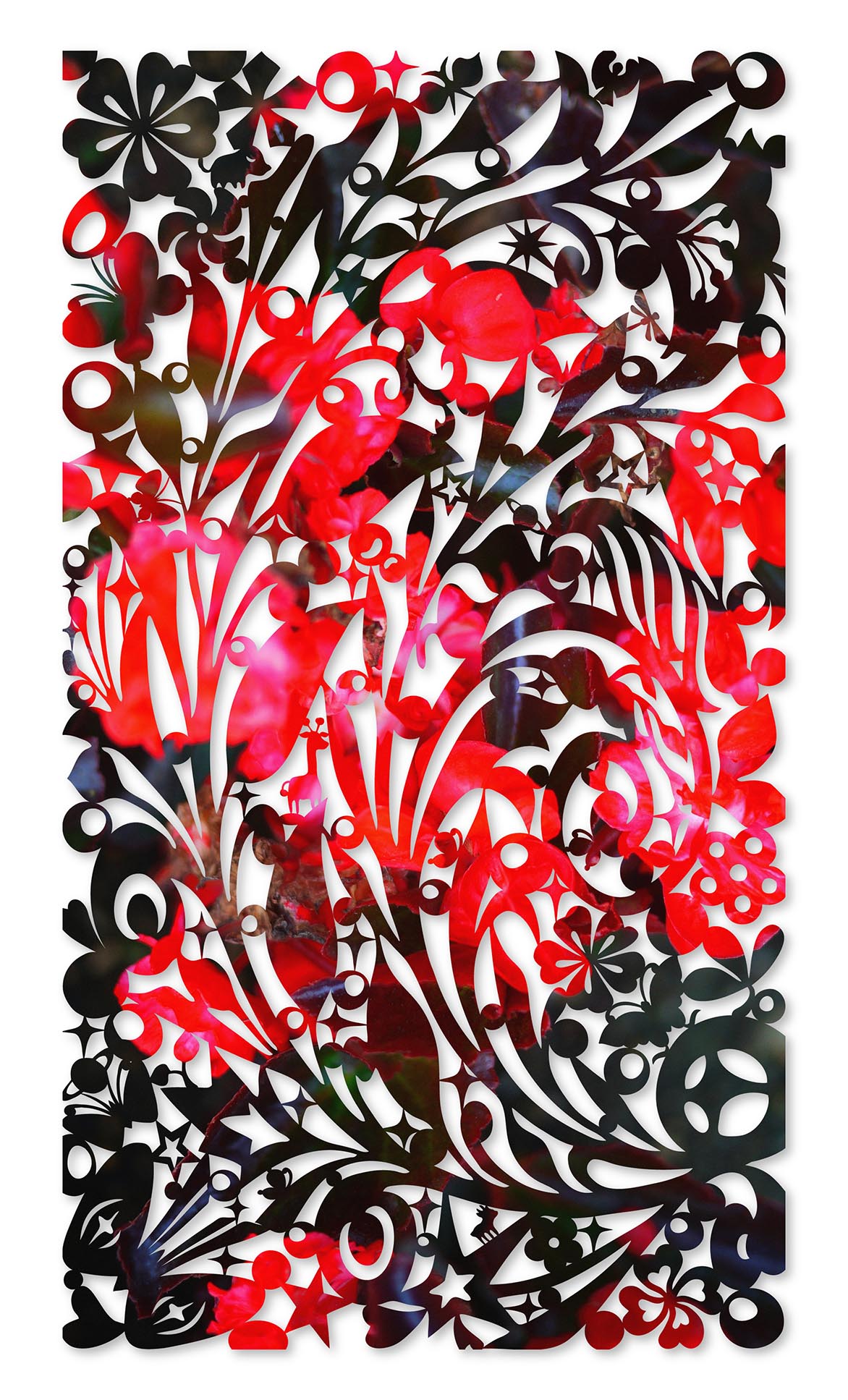 Photo-cutting Collection-Salsa in the south Print on P-Tex 100x180cm