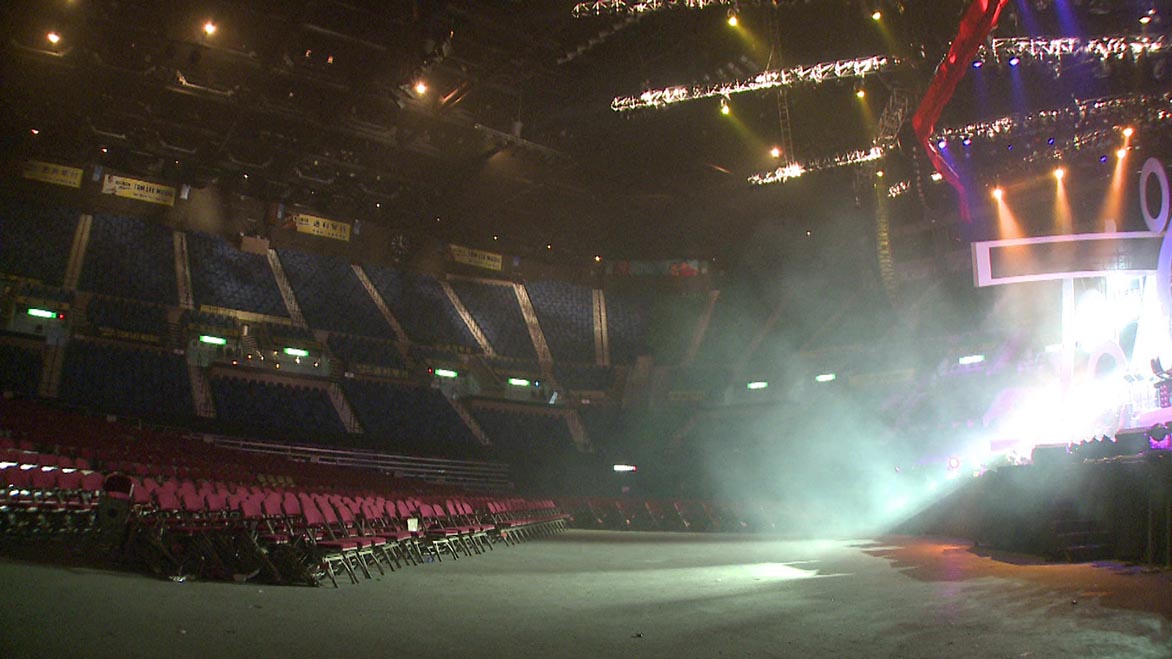March 14, Hong Kong Coliseum Double-channel video installation