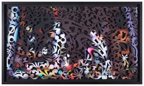 Jam Wu
Photo-Cutting Collection-The Nude Makeup in Decadence
2015
Print on P-Tex
100×180cm

 