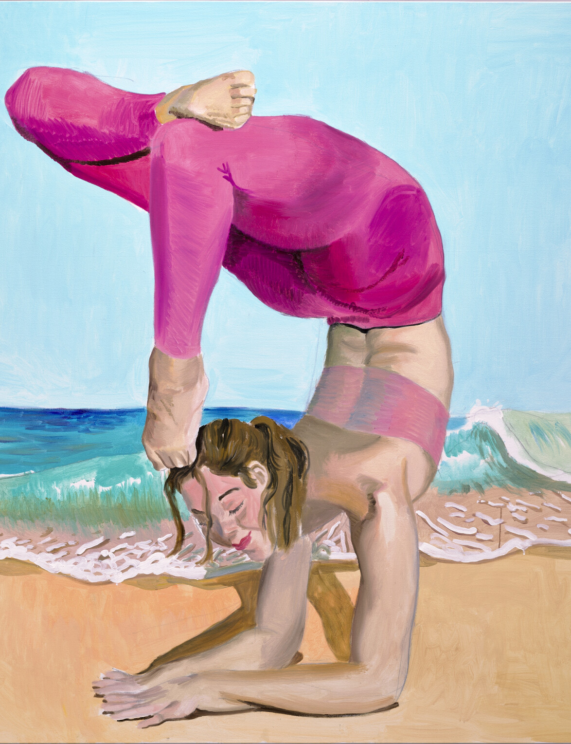 YANG Lee
Lulu Lime - Supported Handstand
2022
Oil on canvas
200×200cm
2022
Oil on canvas