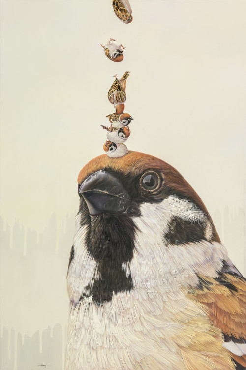 Huang Yi-Sheng
Friednly Gathering
2017
Oil on Canvas
80×53cm

 