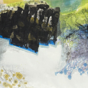 李重重_生命的河流_2015_水墨設色、紙本_95×216cm（22.8才）