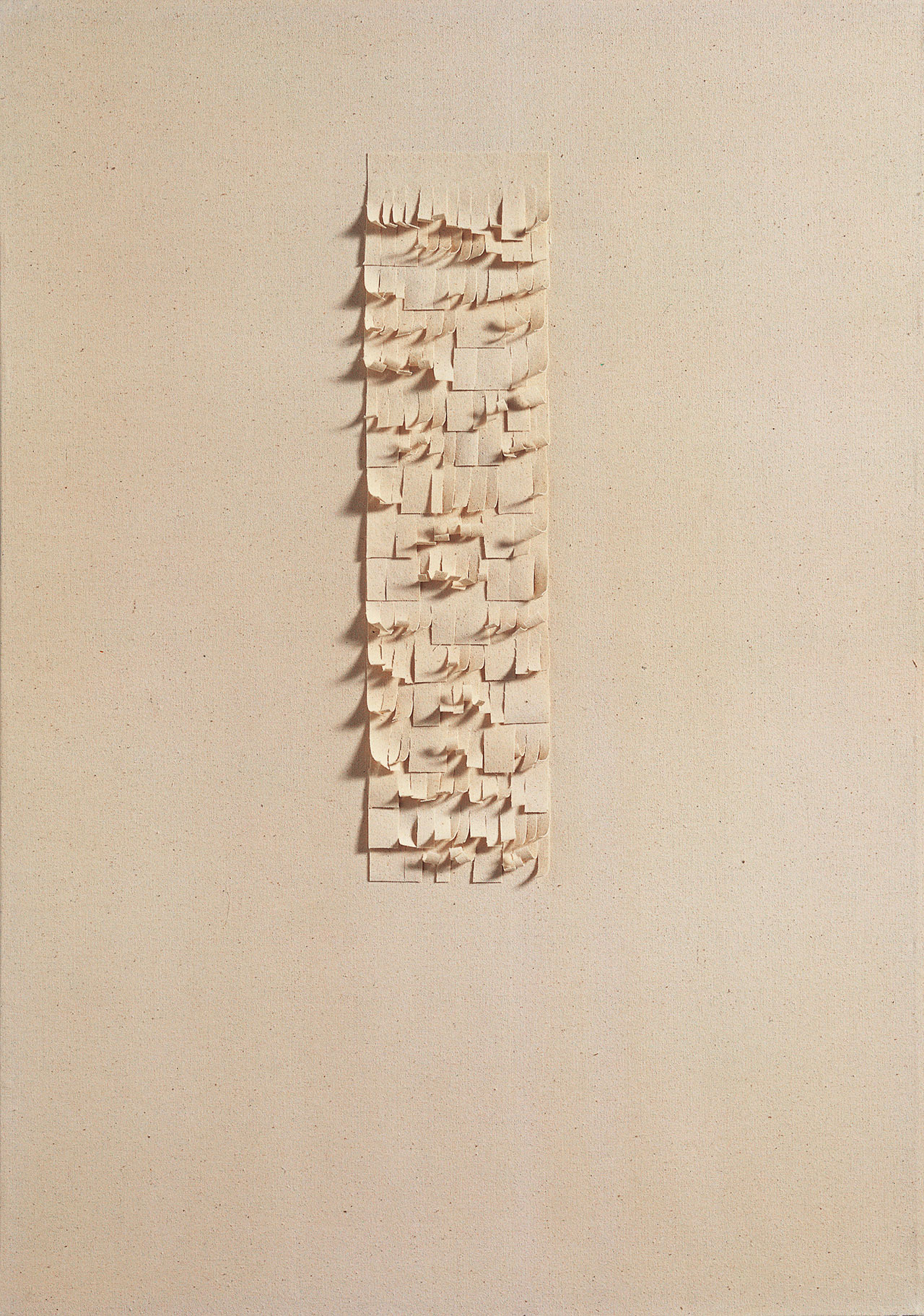 朱為白 唯我-白 綿 84✕59x3.5cm