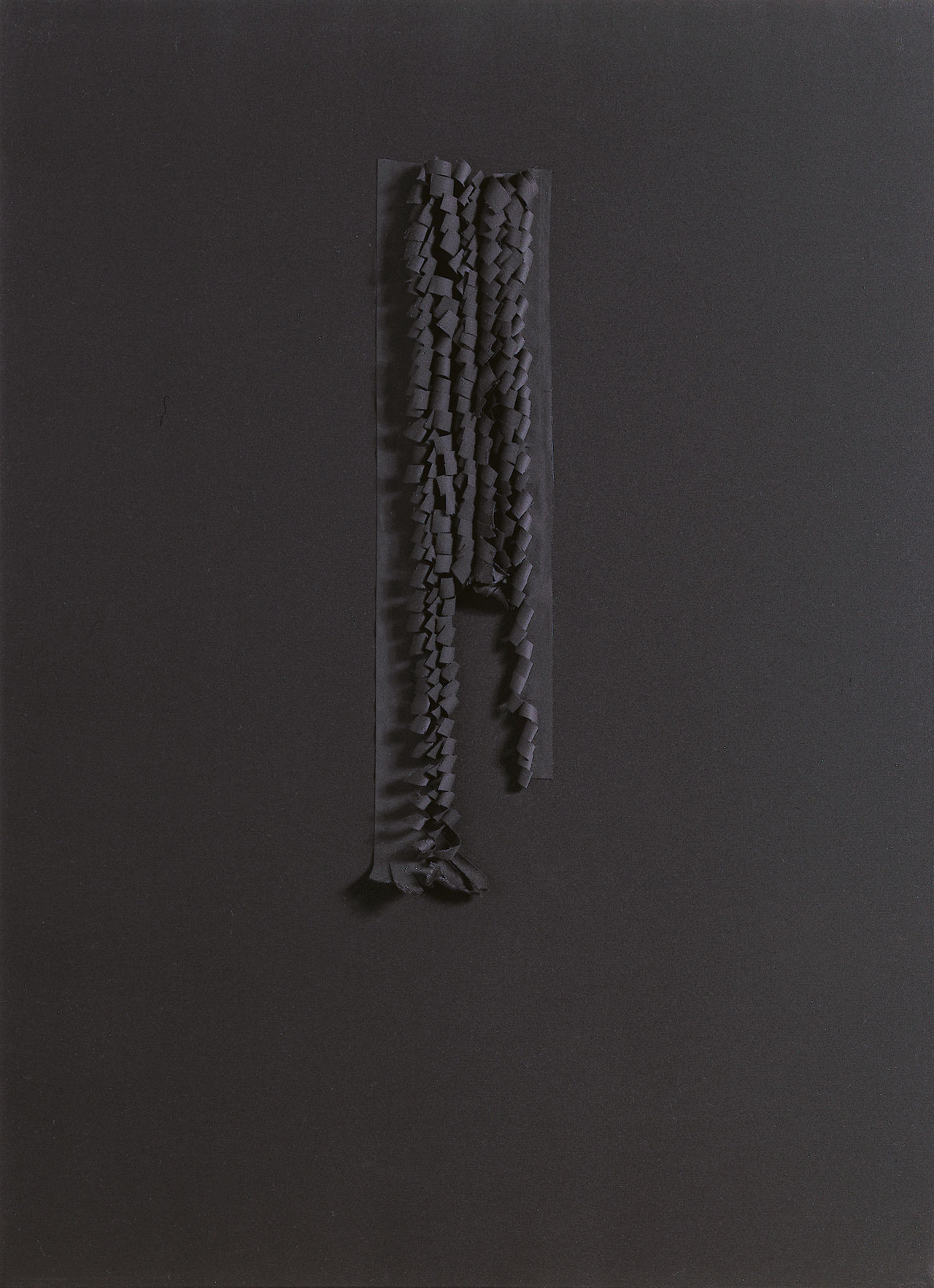 朱為白 微思-黑 綿 84✕59x3.5cm