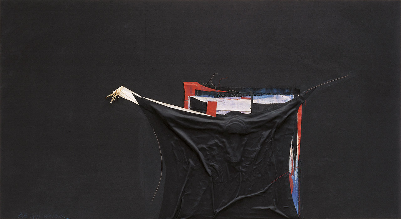 朱為白 行 綿、麻 91.5x168cm