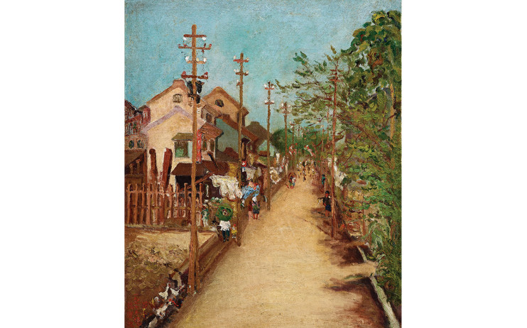 陳澄波
嘉義街外（二）
1927
油彩畫布
65×53.4cm

 