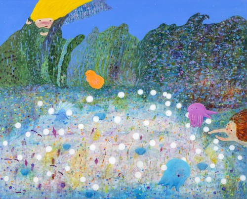 羅喬綾
海底世界
2017
壓克力、麻布
130x162cm

 