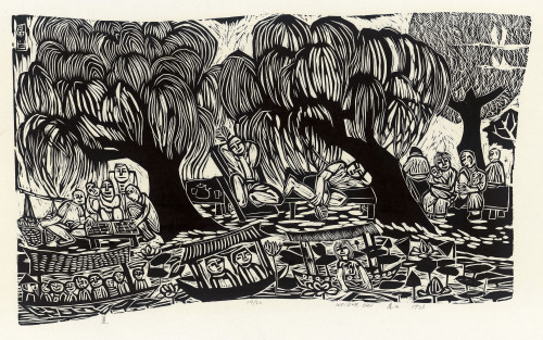 朱為白_夏_1973_53×85cm_小