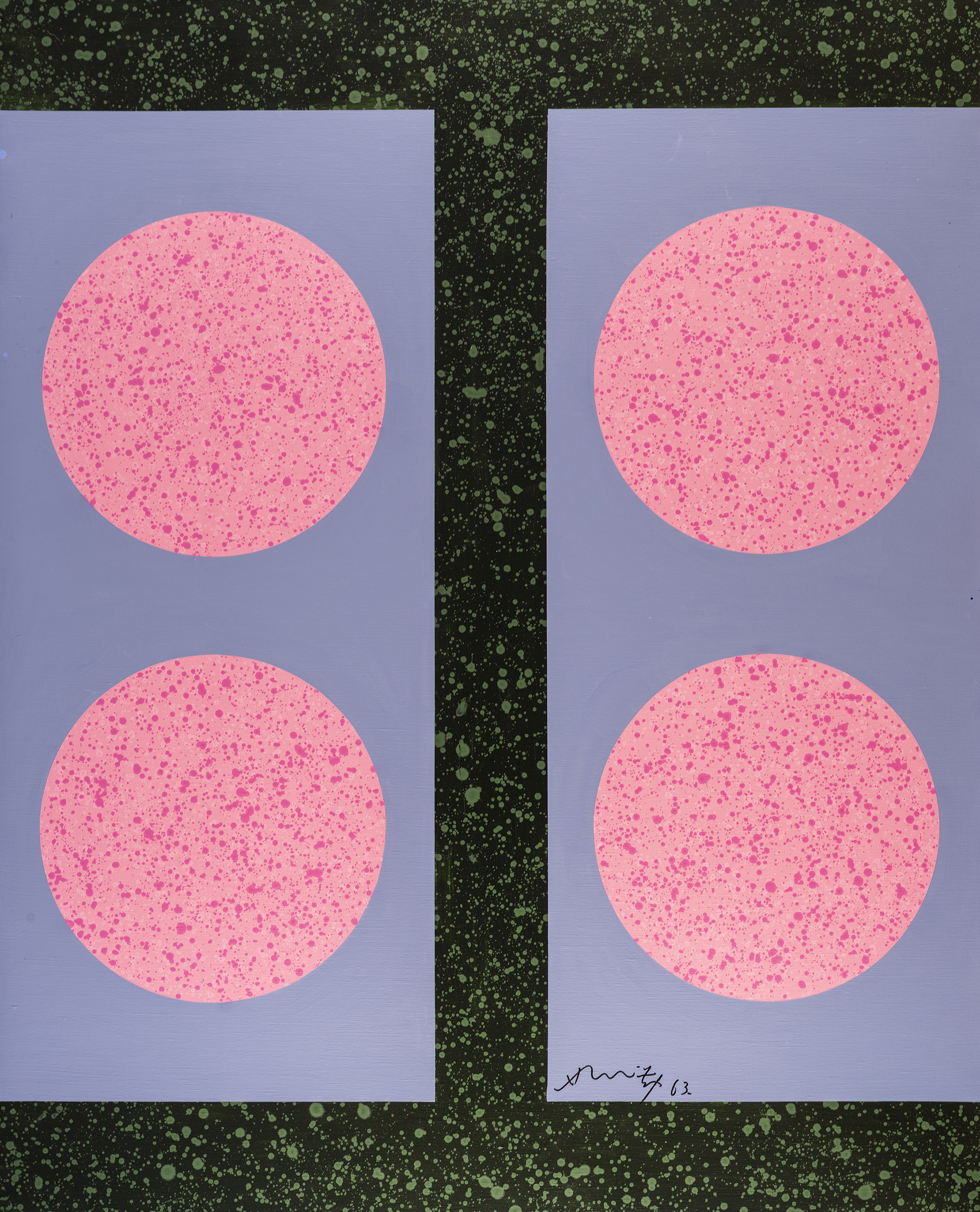 蕭勤_四元-2_1963_布上壓克力_160x130cm_小