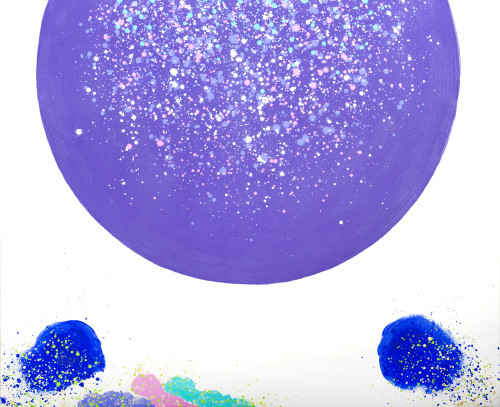 蕭勤_銀河系-13_2001_布上壓克力_90x110cm_小_已修圖