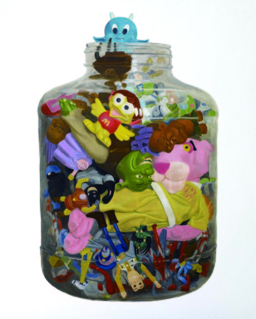 王建扬
瓶子里的玩具
2006-2010
油彩丶画布
162x130cm

 