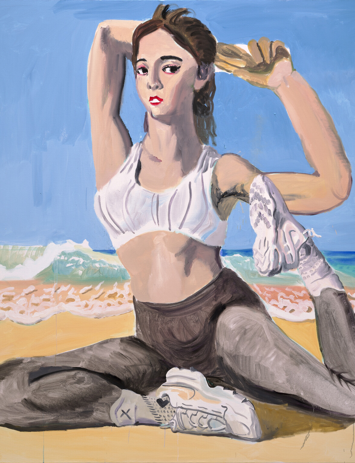 杨立_露露莱姆-崇高女神_2022_油彩、画布_200×200cm