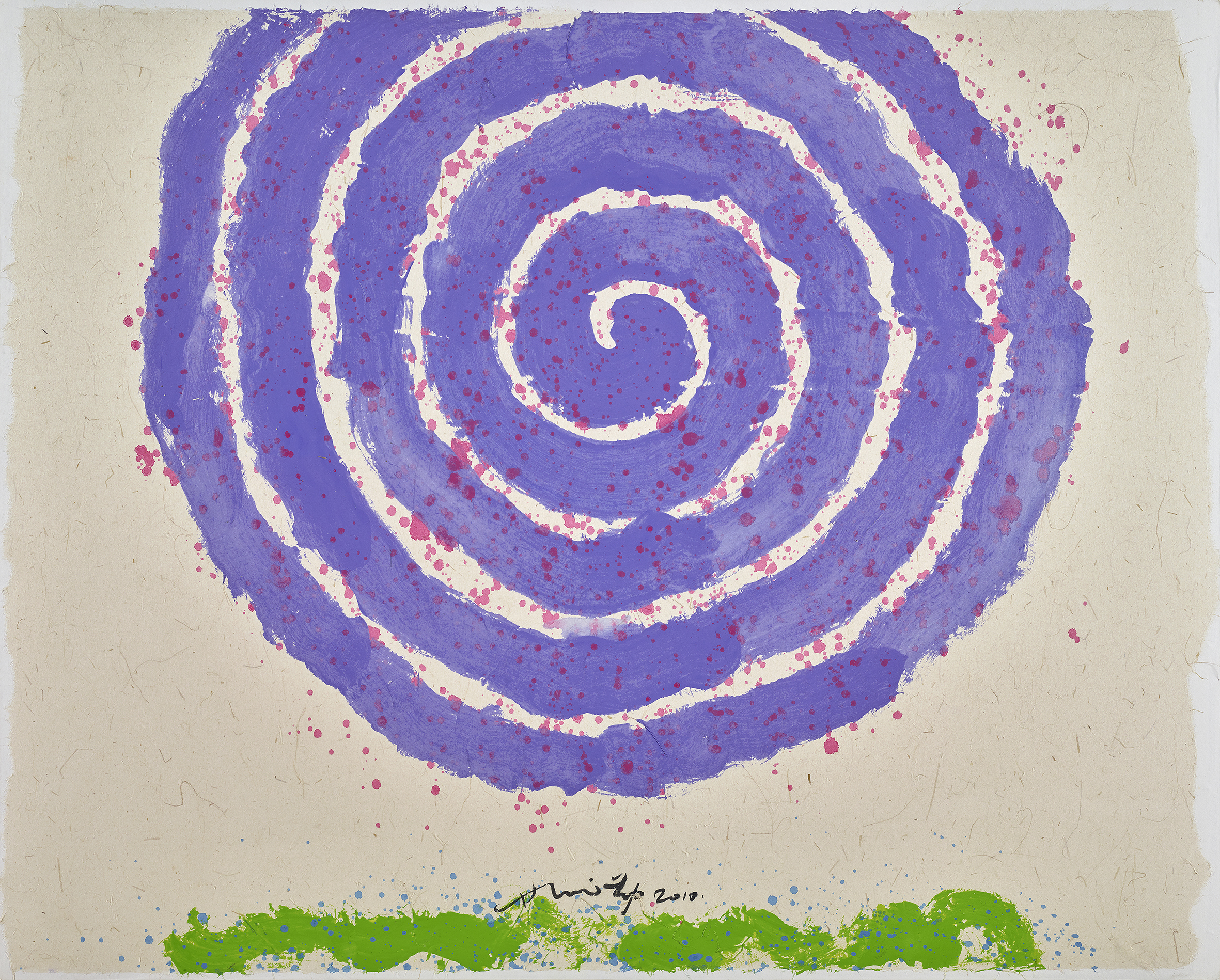 蕭勤_和煦_2010_布上壓克力_76×96cm