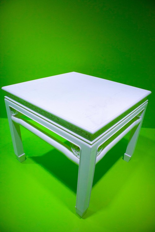 Marshal Tie Jia – White Square Table Installation