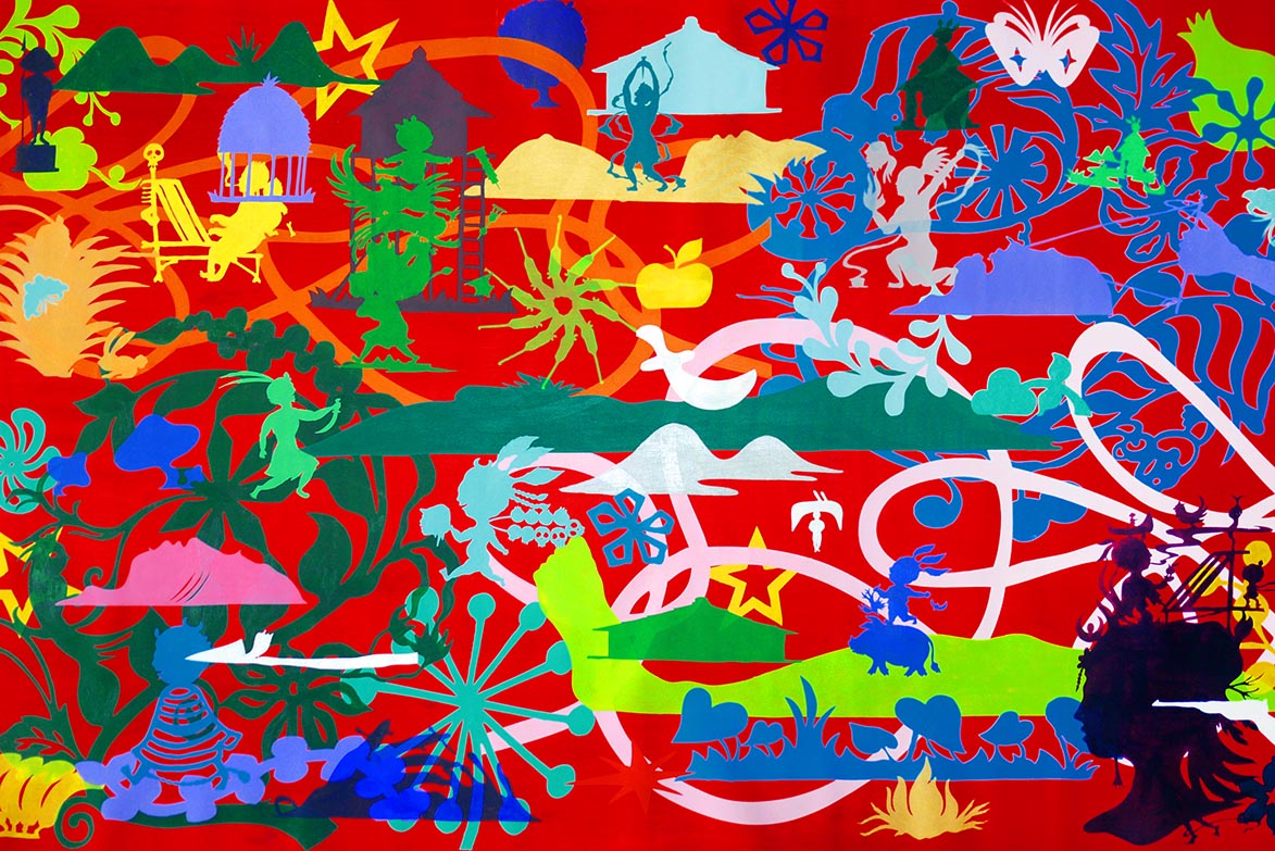 Colors Killers Acrylic on canvas 100x160cm 壓克力、畫布