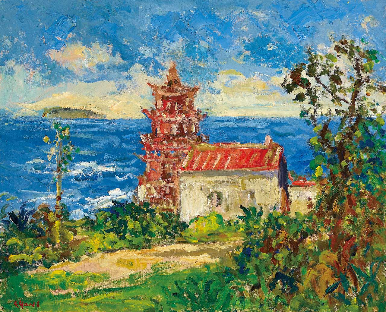 Xiamen Oil on canvas 65x79.5 cm
