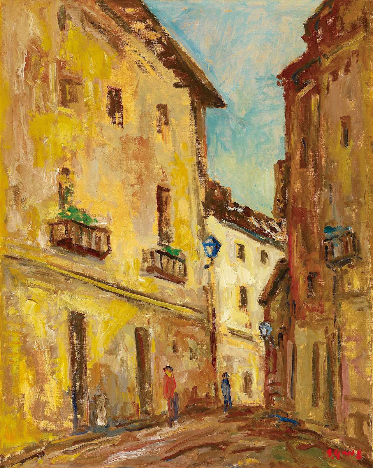 Spanish Lane Oil on canvas 95x72.5cm