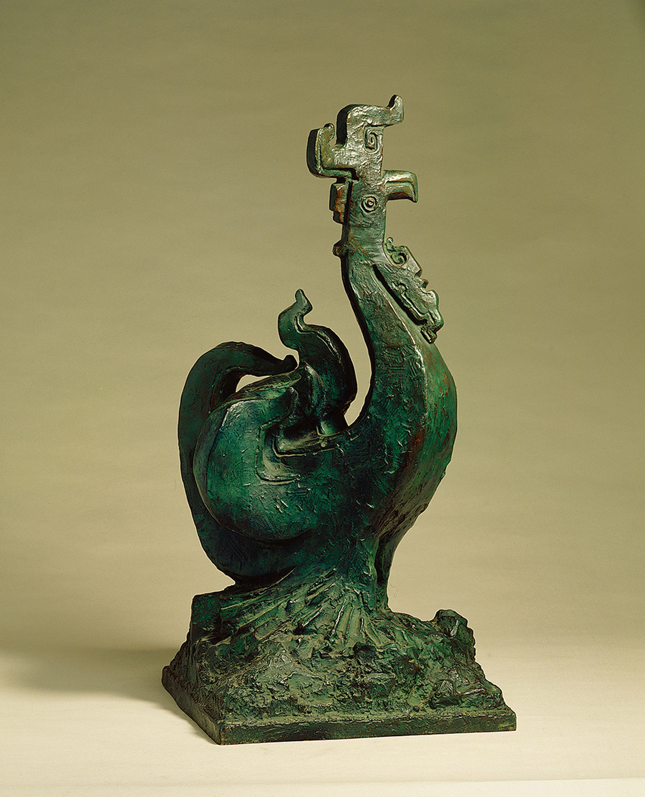 Phoenix Rising Bronze 74x87.5x27.5cm