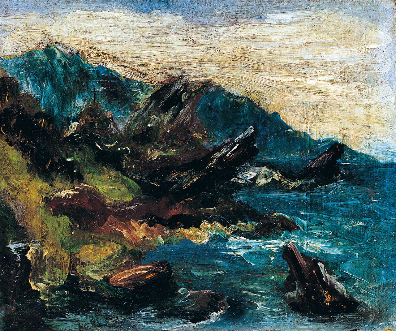 Coast in Yilan Oil on canvas 38x45.5cm8F