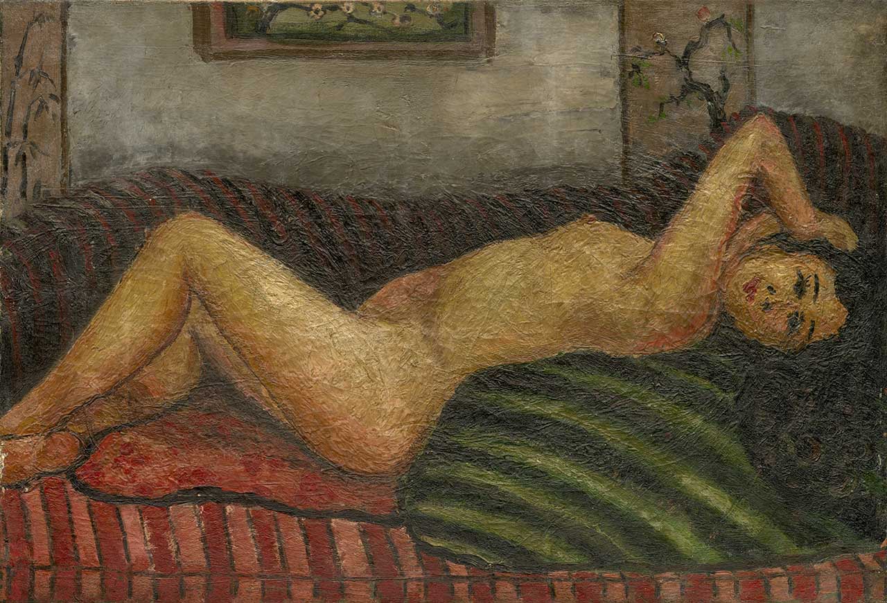 Nude in Lying Posture Oil on canvas 52.5x77cm 25M