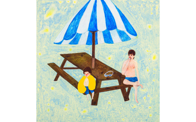 LO CHIAO-LING 
Summer
2015
Acrylic on canvas
 40x40cm

 