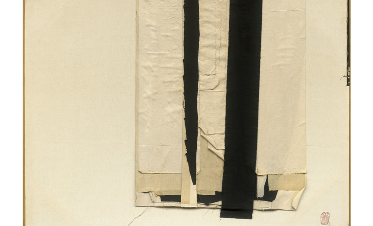 CHU Wei-Bor_Untitle 1986_Mixed media, cotton_116x146cm_1986