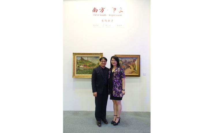 Liang Gallery President, Yu Yen-Liang and Director, Claudia Chen