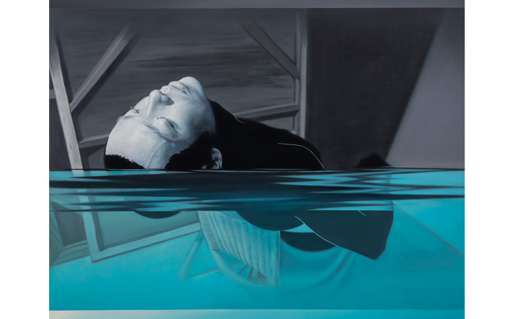 Lin Hung-Hsin
Swimmer I 
2015
Oil on canvas 
130.5×162.5 cm

 