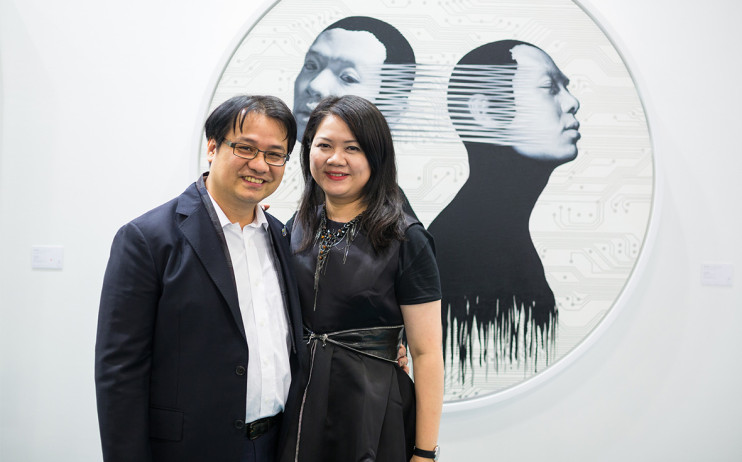 President of Liang Gallery, Yu Yen-Liang & Director of Liang Gallery, Claudia Chen