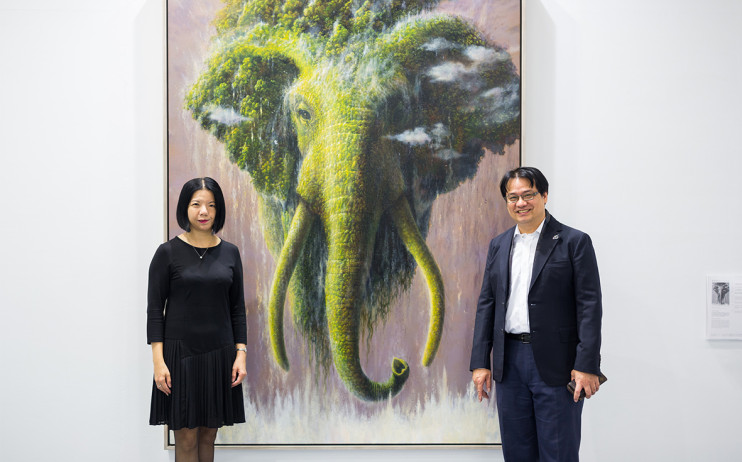 Former Director of Kaohsiung Museum of Fine Arts, Hsieh Pei-Ni & President of Liang Gallery, YU Yen-Liang