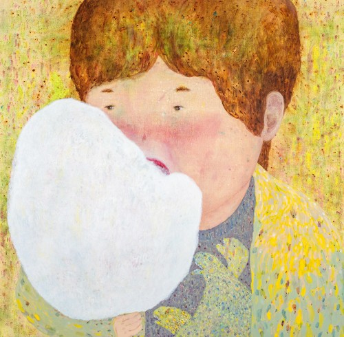 LO Chiao-Ling
Eating Cotton Candy
2017
Acrylic on linen
140x143cm

 