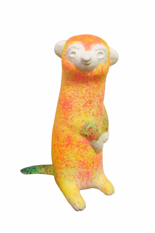 TSAI Chieh-Hsin
Meerkat in Rainbow Rain Village I
2015
Paper pulp, acrylic
51×35×25cm

 