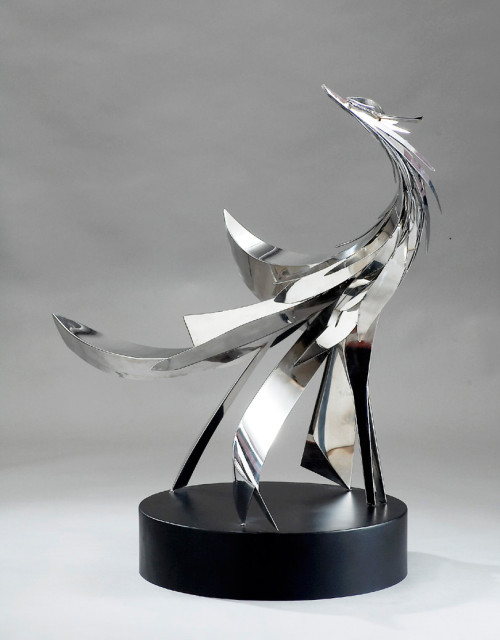 YANG YU-YU 

Advent of the Phoenix (3)

1970

Stainless steel 

102x94x79cm



 