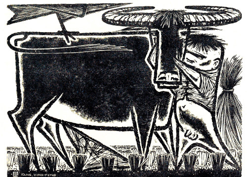 YANG YU-YU 

Companionship

1958

Woodcut 

32x42cm



 