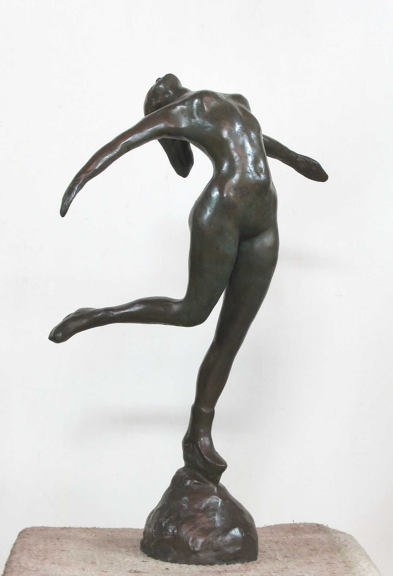蒲添生 運動系列-1 青銅 60x38x23cm