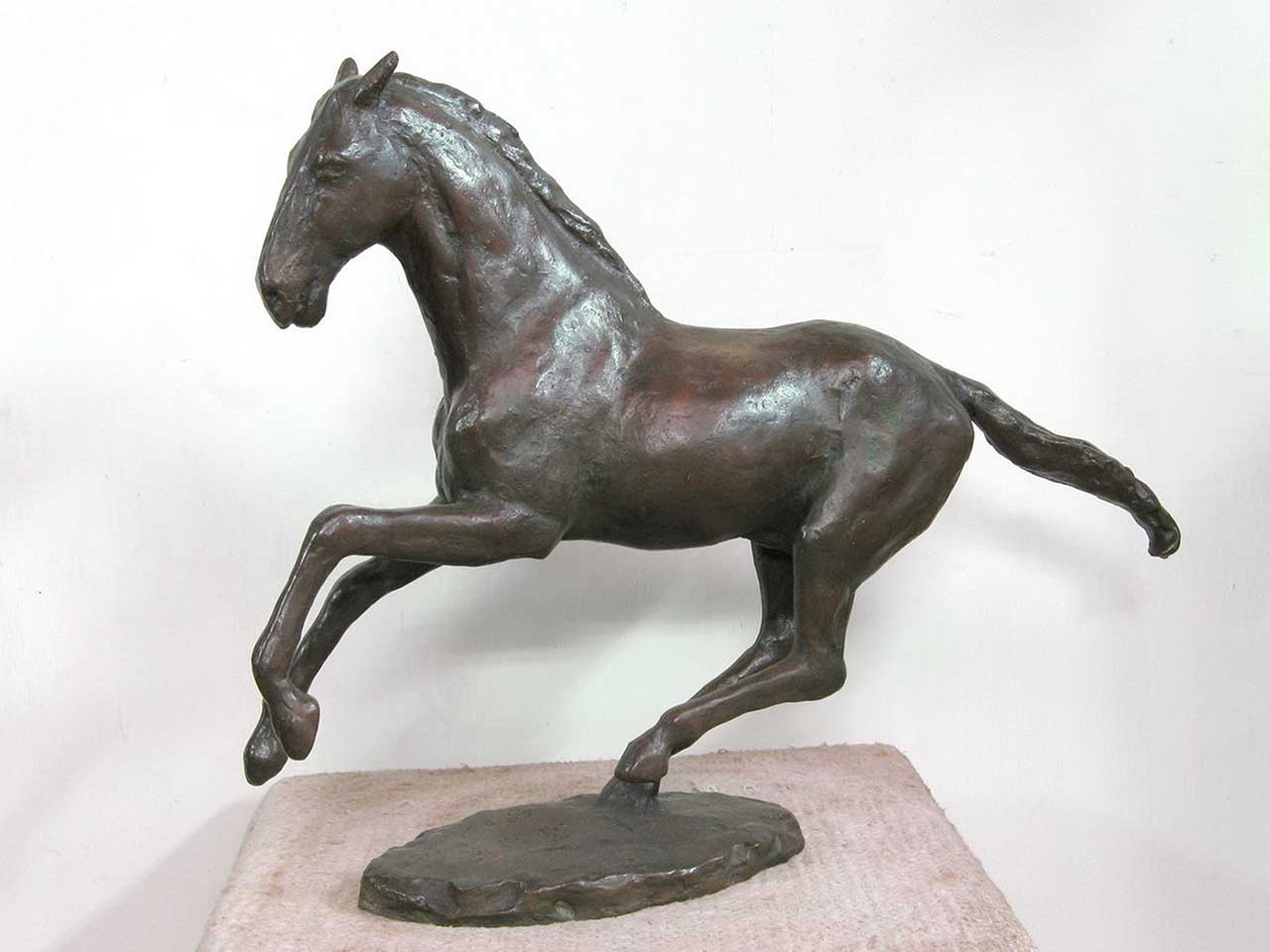 蒲添生 跑馬 青銅 58x47x14