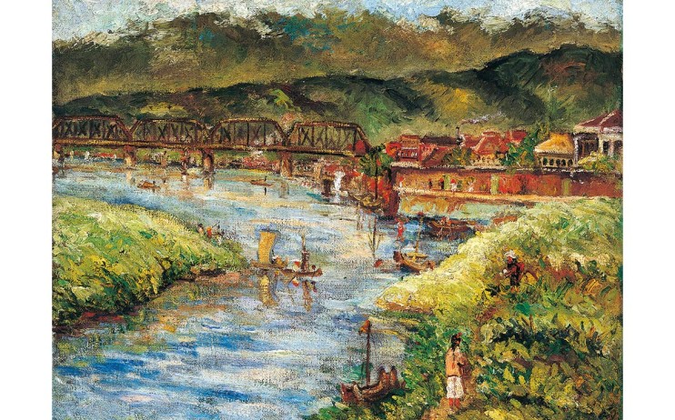 陳澄波
臺北橋
1933
油彩畫布
49×63.5cm

 