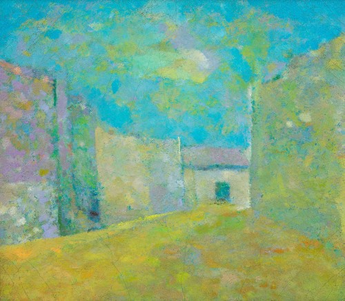 陳德旺
三重街景（路厝（五））
1978
油彩畫布
45.5x53cm

 
