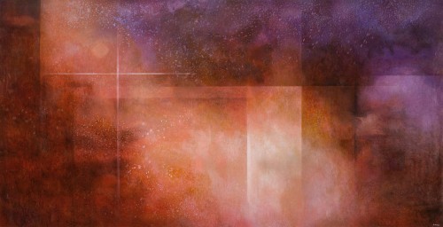 王建文 
觀星者系列IV—炙
2017
油彩畫布 
102x198.5cm

 