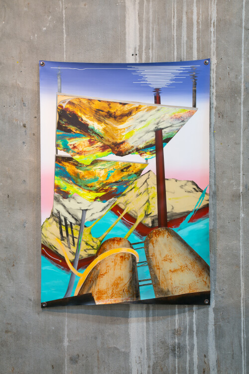 周代焌_Back to－載體之輕_2017_壓克力、畫布_145×95cm